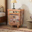 Table de bout en bois recyclé