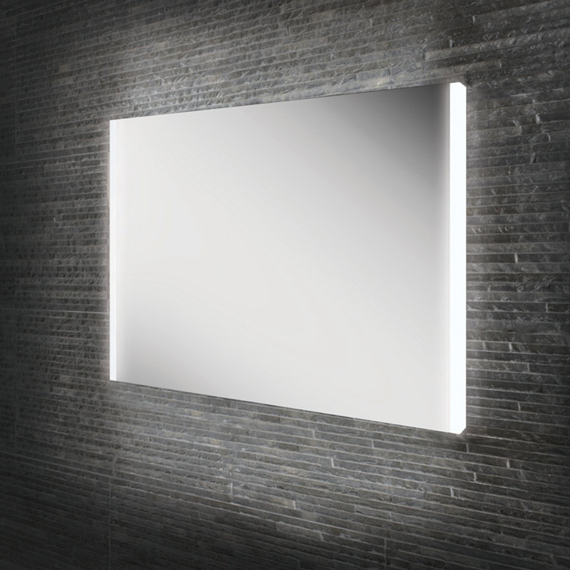 Connect Bathroom Mirror with Shaver Socket, 60cm H x 80cm W