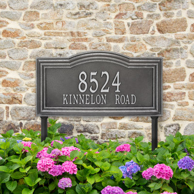 Signature Series 2-Line Lawn Address Sign
