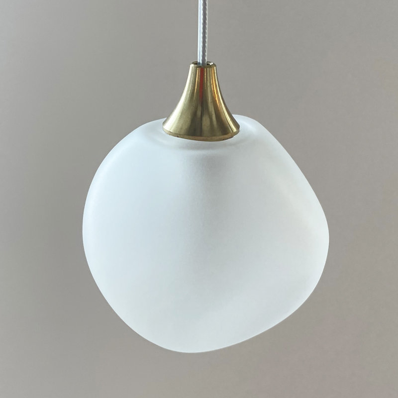 Voyage 3 mix Pendants Chandelier, Satin Nickel