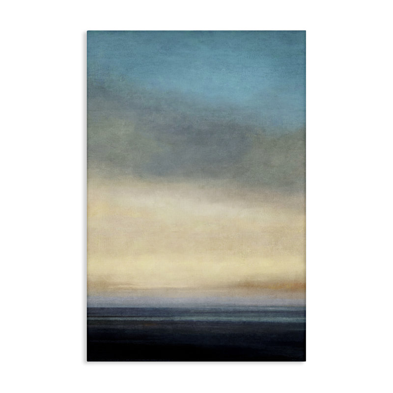 «Stormy Beach Abstraction» par Suzanne Nicoll, H 36 po x l 24 po