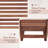 Ashaad Outdoor Acacia Wood Chaise Lounge