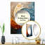 Collage en spirale - miroir mural abstrait MTMIR64228-991510236