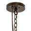 62" Wide Fleur-De-Lis Inverted Pendant