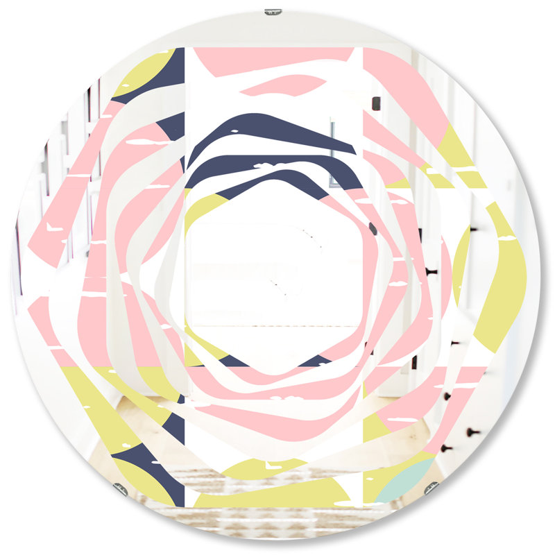 Miroir mural Whirl, H 31,5 po x l po