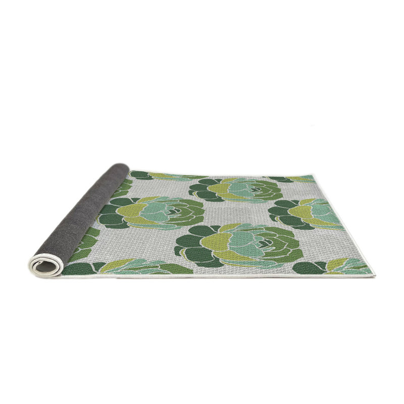 Floral Indoor Rug, Round 3'
