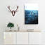 Blue Whale - Wrapped Canvas-56633237