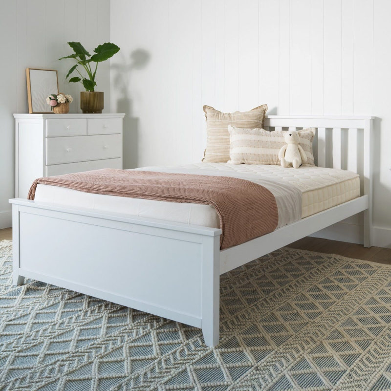 Savona FSC®-Certified Oak Kids Bed/Bunk Bed, Full, Washed White