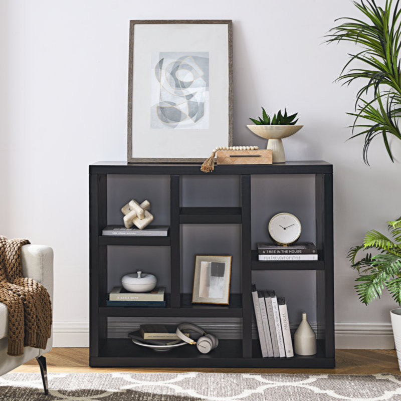 Valene 43.31'' Wide File Cabinet, Black