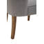 Tufted Polyester Upholstered Side Chair in Black, White, Grey