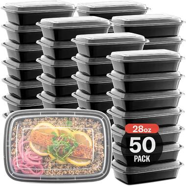 SereneLife Microwavable Soup Containers With Lids Leak Proof, Microwave,  Freezer Safe, BPA-Free, 32 Oz. Capacity