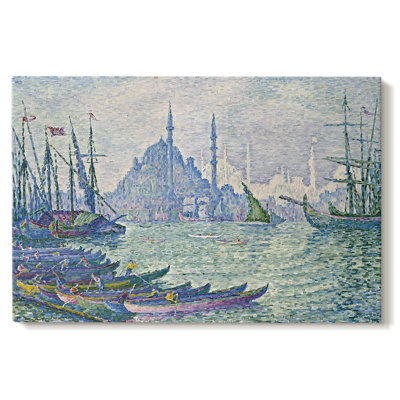 Constantinople (Yeni-Djami)-Paul Signac-Gallery Wrapped Canvas-1909