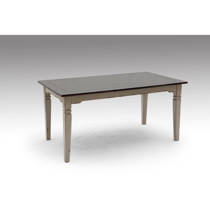Boalsburg Acacia Solid Wood Dining Table, 77cm H x 160cm W x 90cm D, Brown