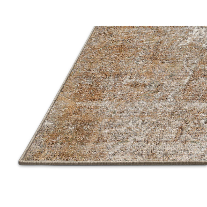 Tapis oriental en laine brun moyen, Rectangle 8 pi x 10 pi