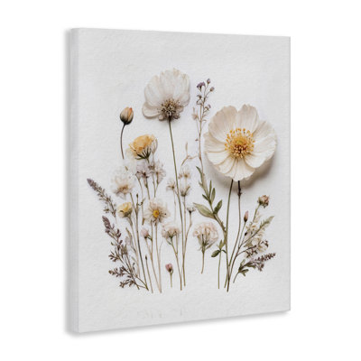 Pressed Bathroom Botanicals Canvas, design by Lettered and Lined