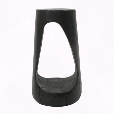 Hollow Design Outdoor Lightweight Concrete Side Table