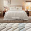 Ensembles d'édredon pour grand lit - 3 pièces de literie en molleton moelleux à double face, esthétique rayée confortable pour les chambres modernes et d'invités, décoration intérieure de luxe toutes saisons-105492180-105492178