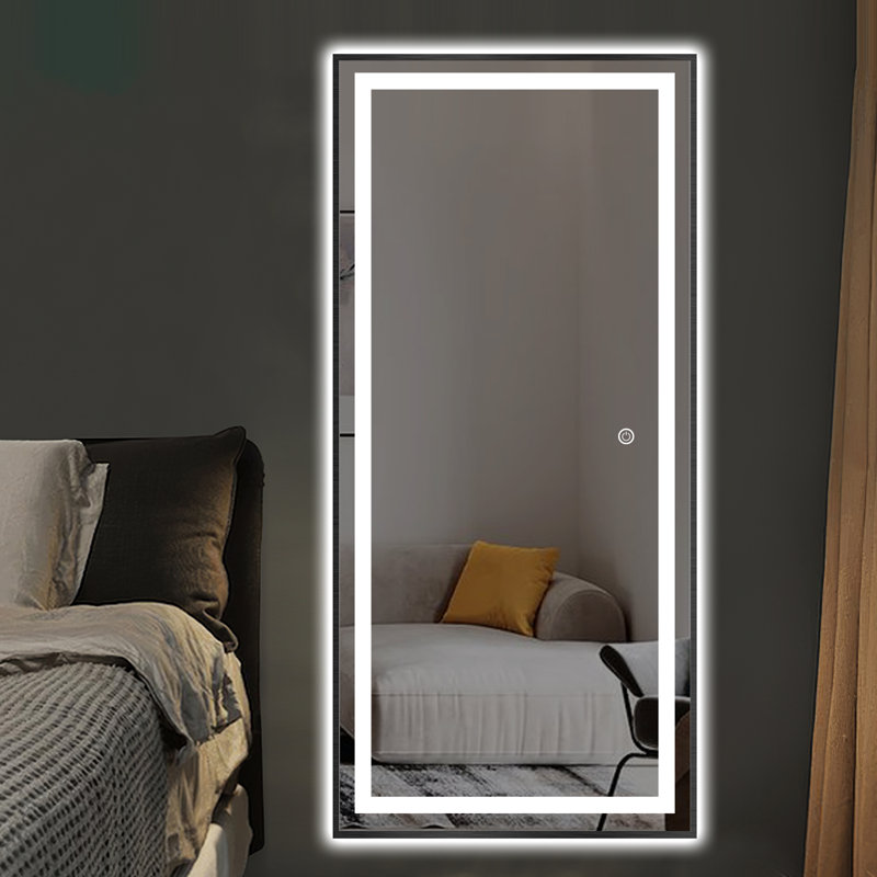Miroir Auderghem, 47 po x 20 po, Noir