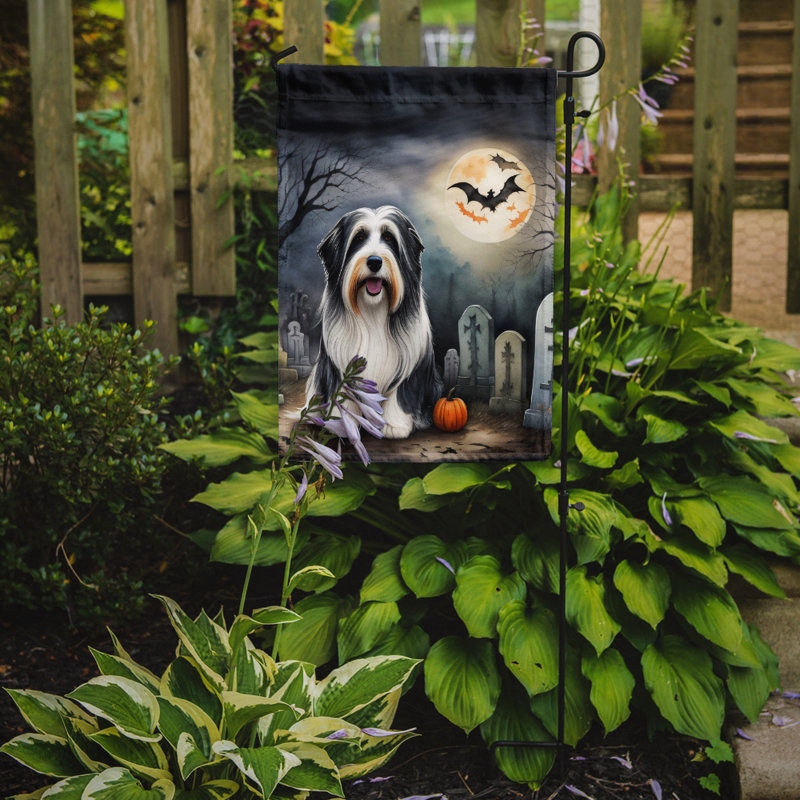 Drapeau de jardin en polyester double face H 15,5 po x l 11,25 po
