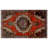 Classic Elegance Non-Woven Soft Type Printed Rug with Intricate Floral Design in Rich Colors for Enhancing your Living Room or Bedroom Decor-114330515