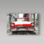Cosey «Old Ford Red Car», reproduction de photo sur toile tendue-25673800