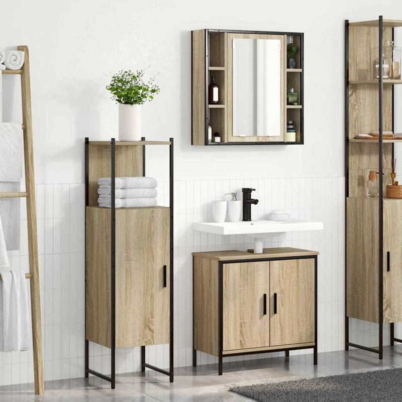 Frame Mounted Bathroom Cabinet