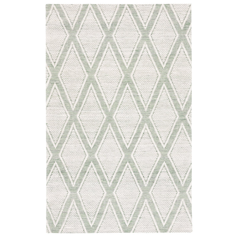 Tapis géométrique tissé à la main Marbella, Rectangulaire 3 pi x 5 pi