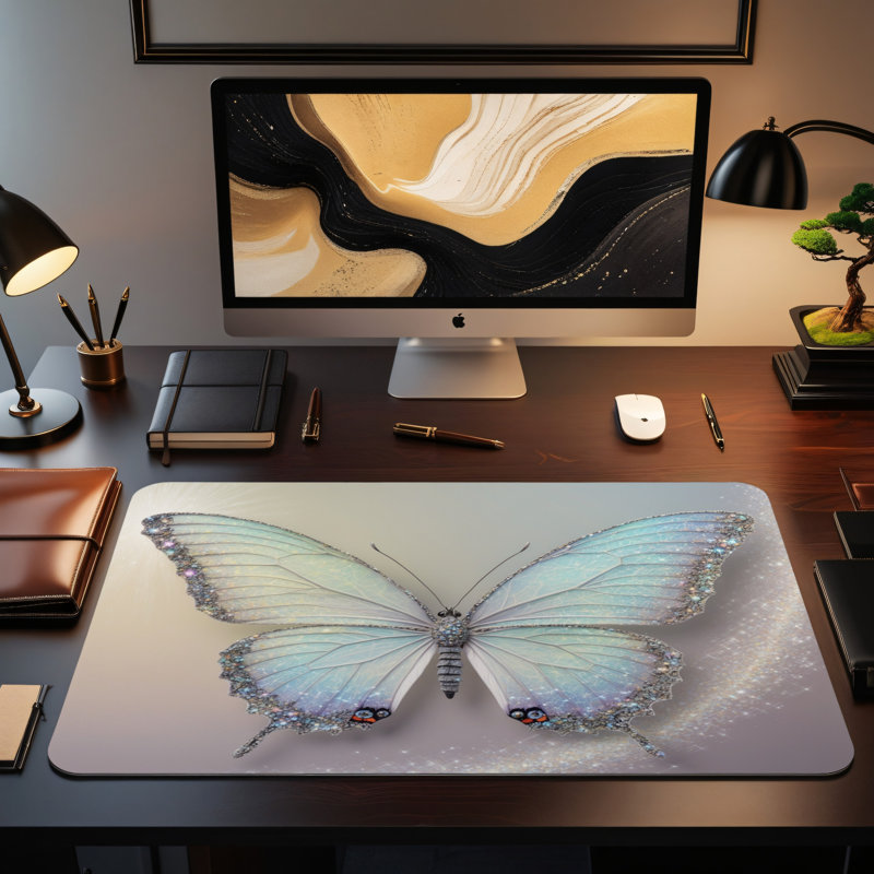 Polyester Desk Pad, 14.4x12.1