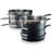 Granitestone Stackable Space Saving 10 Piece Aluminum Non Stick Cookware Set, Oven & Dishwasher Safe
