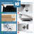 Sian 30.02 " W Wall Mounted Wall Mounted 1 Single Vanity Bathroom Vanity With Ceramic Top-471077792