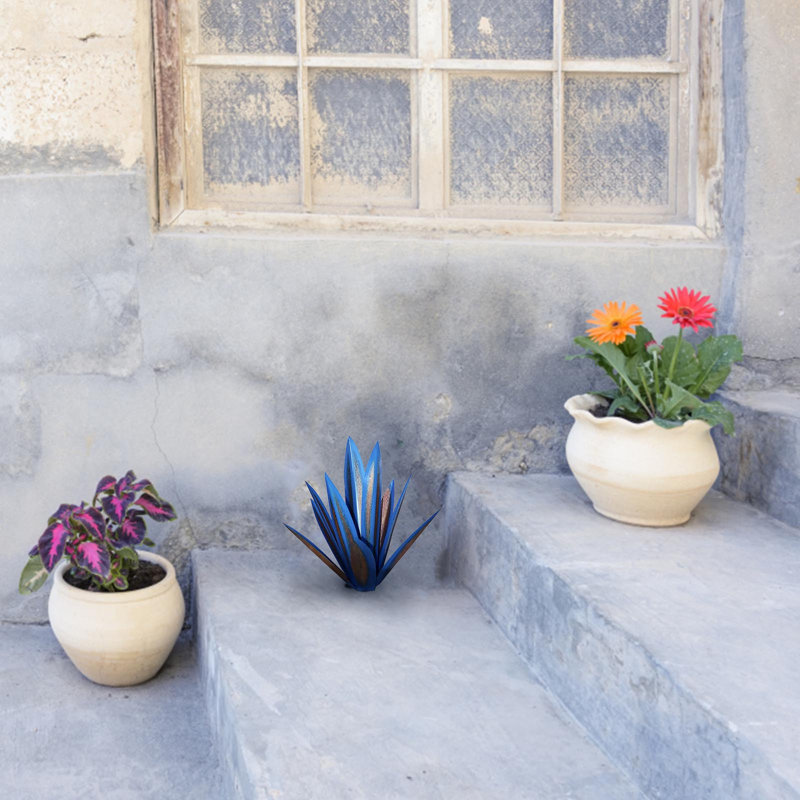 Ornement de jardin en forme de téquila, Bleu très foncé