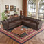 Canapé modulaire réversible en L Chesterfield-1247978482
