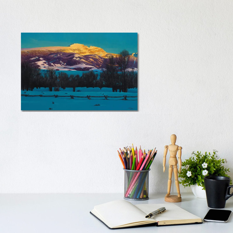 Sleeping Indian Mountain by Joe Velazquez - Wrapped Canvas Print, 20.32 cm H x 30.48 cm W