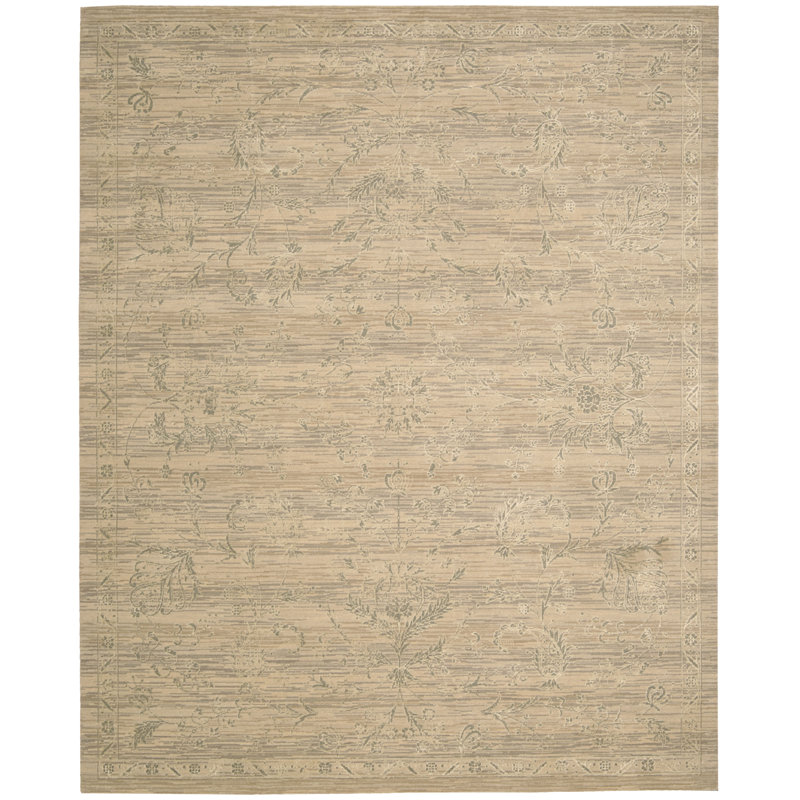 Garnica Silk Oriental Indoor Rug, Rectangle 5'6" x 8'