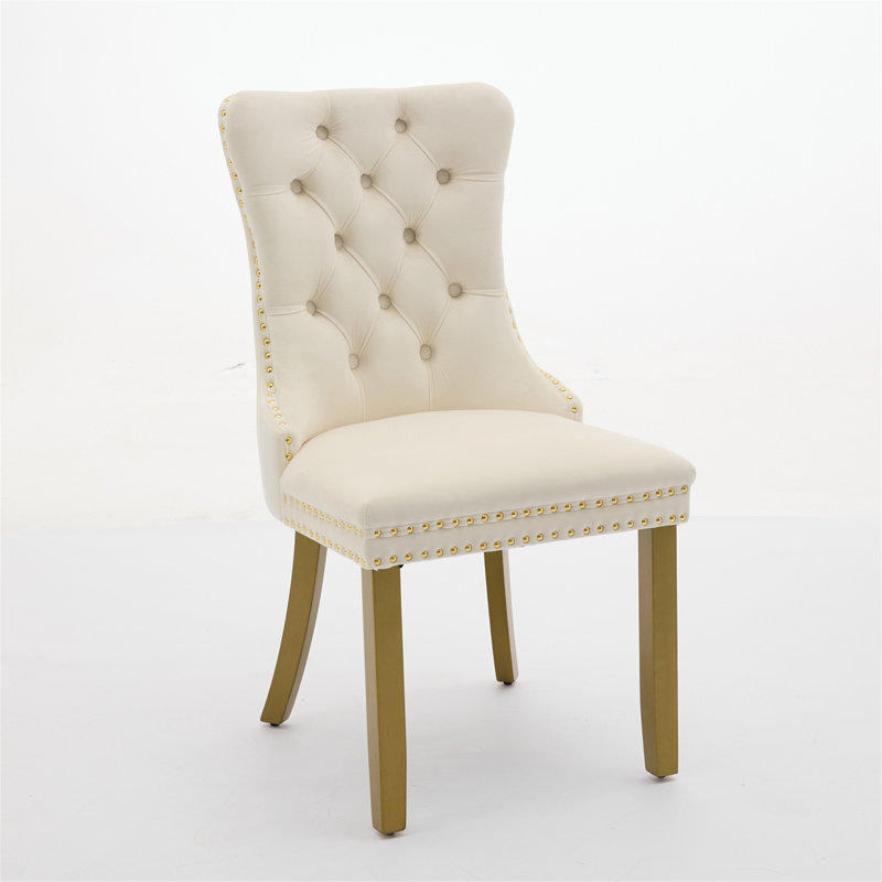 Chaise de salle à manger, Blanc lait