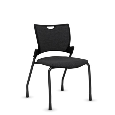 Bella Plastic Upholstered Stackable Chair from 9to5 Seating