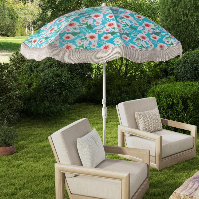 5ft outdoor patio umbrella Formosa Covers 7.5ft aluminum market crank & tilt color Hunter Green lasting and professional Brown Steel 5 Foot Tilting