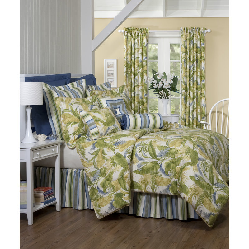 Ensemble d'édredon Cayman II, Édredon grand + 2 taies décoratives + 1 jupe de 