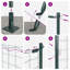 120cm H x 5000cm W Metal Border Fencing