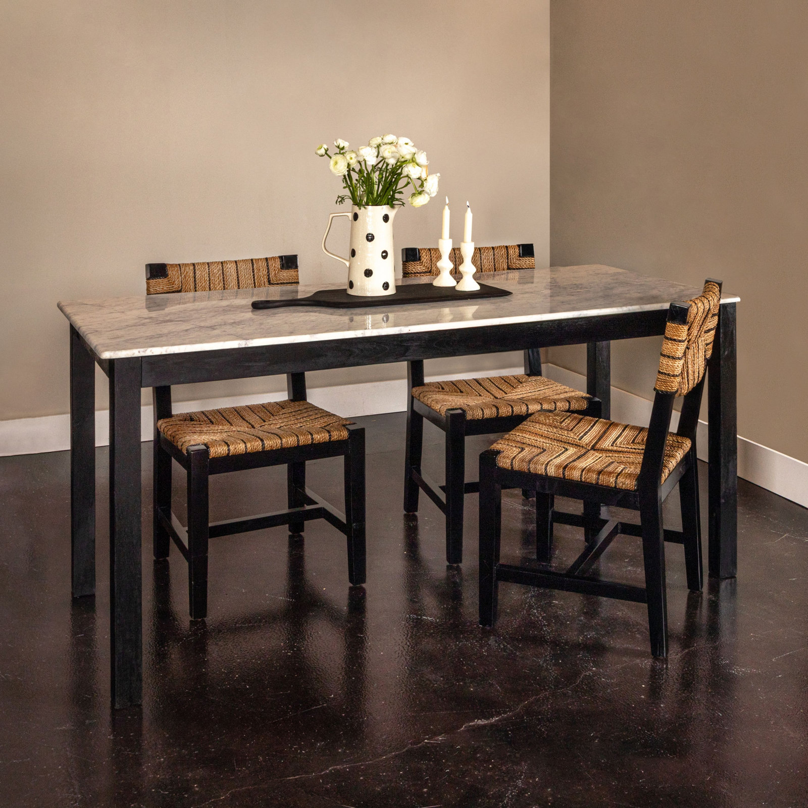 Willowbrook Mahogany Dining Chair, Black Stain