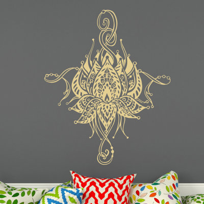 Décalcomanie murale fleur lotus Buller