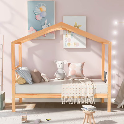 Lit maison avec espace de rangement