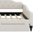 Upholstered Tufted Daybed With Two Drawers