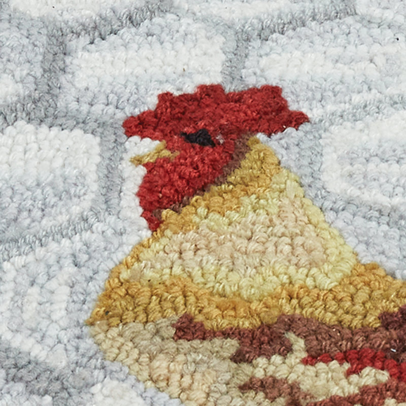 Tabouret crocheté August Grove®