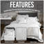 Cotton Blend Solid Colour Duvet Cover with Pillowcases Included-38879039-38879043