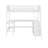 Twin Size Loft Bed With Shelves And Desk