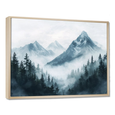 Impression sur toile Gennell Misty Mountain Morning II - montagnes