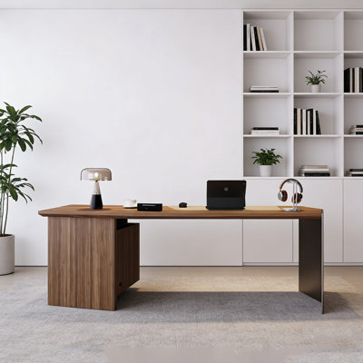 Bureau d'ordinateur à 3 tiroirs de conception moderne