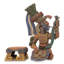 Figurine en céramique Fleitas Warrior and Quetzal