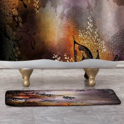 Tapis pour salle de bain rain